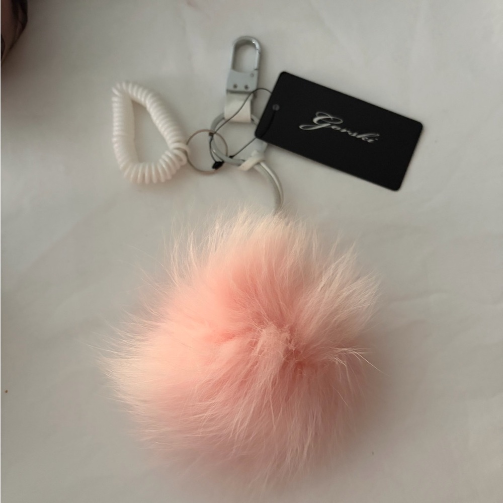 GORSKI Soft Pink Fluffy Keychain